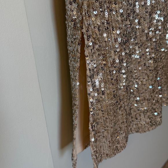 Sequin Champagne Women’s Coverup - Picture 4 of 4